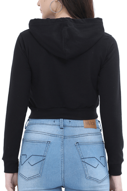 Lucky Girl Crop Hoodie – Manifest in Style - Fifth Rebel