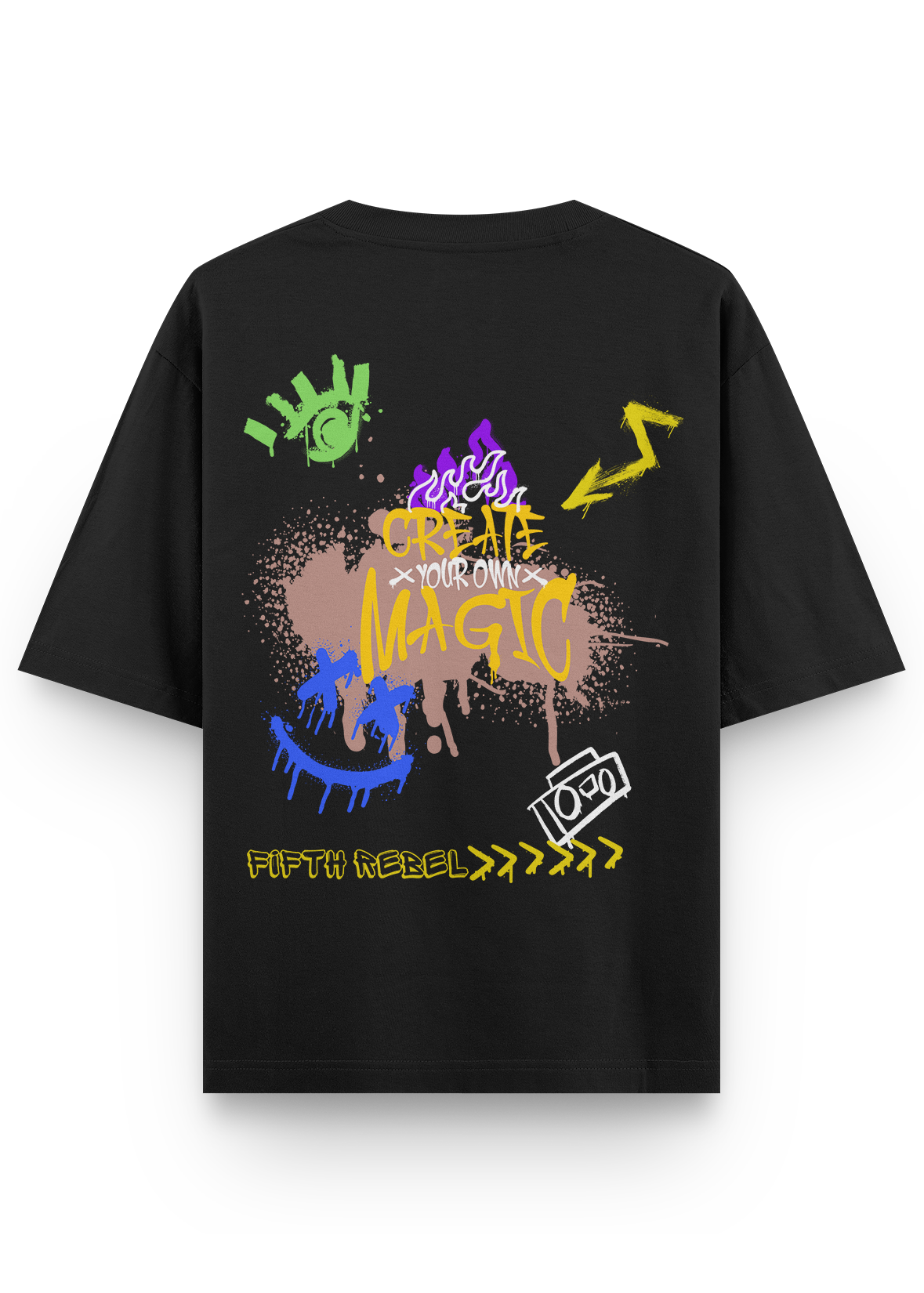 Graffiti Unisex Oversized Tee