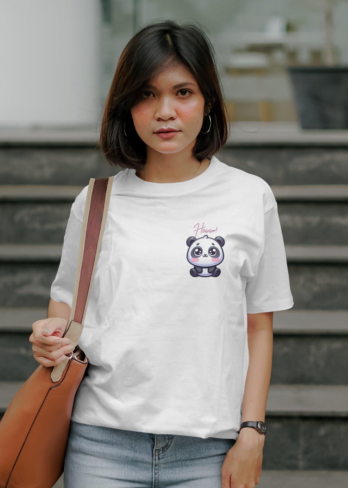 Hewwo Panda Oversized Tee - Fifth Rebel