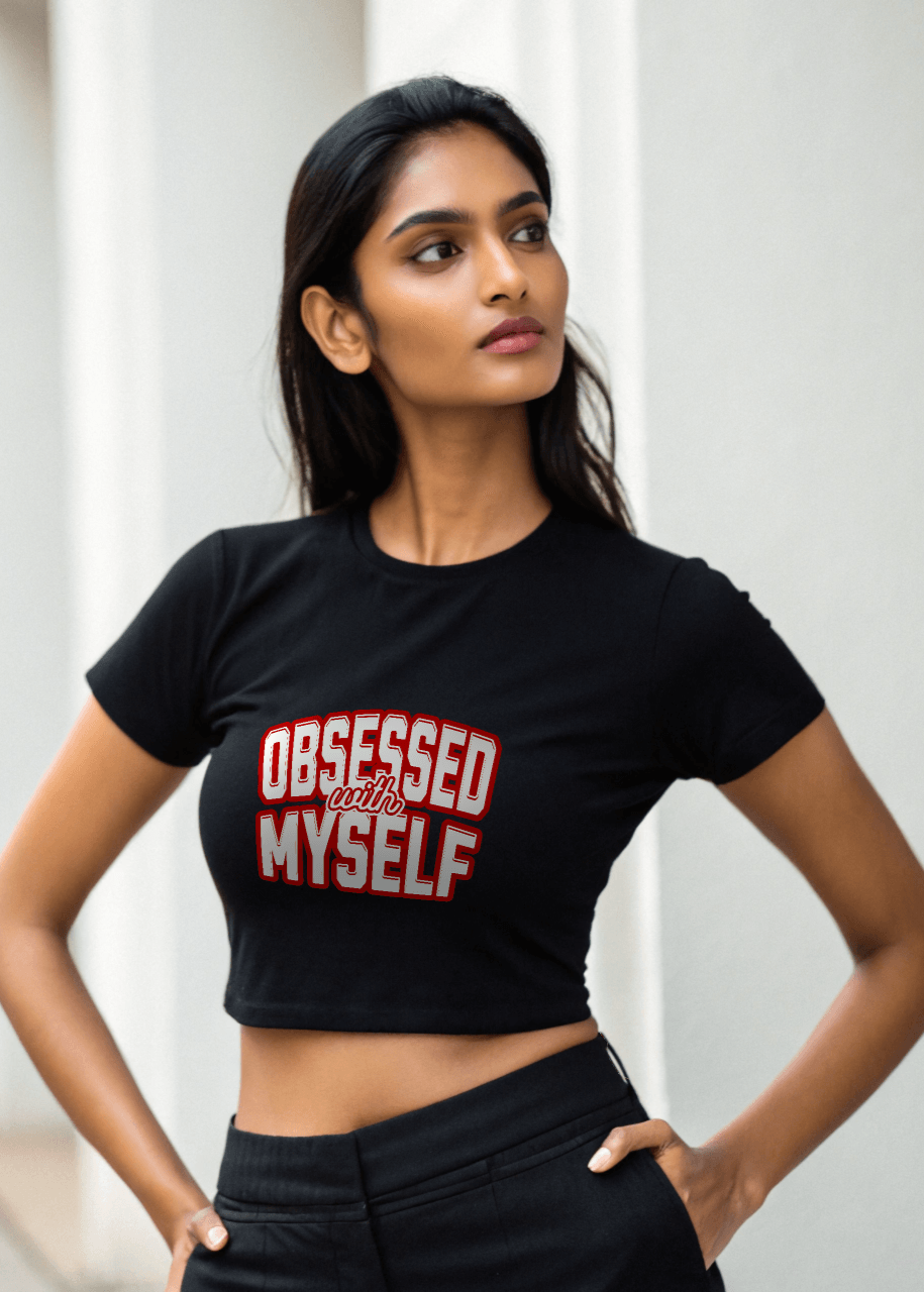 Obsessed With Myself Crop Top - Fifth Rebel