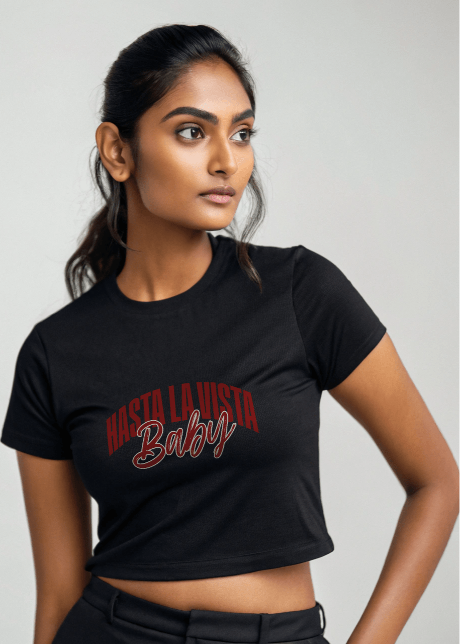 Goodbye in Style – Hasta La Vista Baby Tee - Fifth Rebel