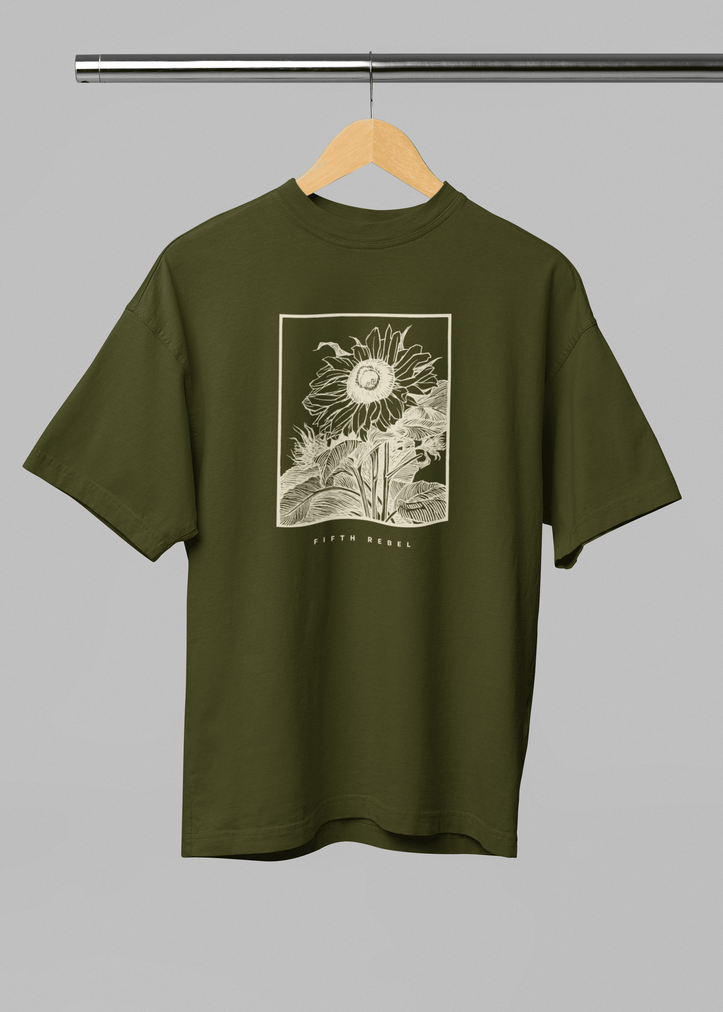 Chase the Sun – Sunflower Unisex Oversized Tee - Fifth Rebel