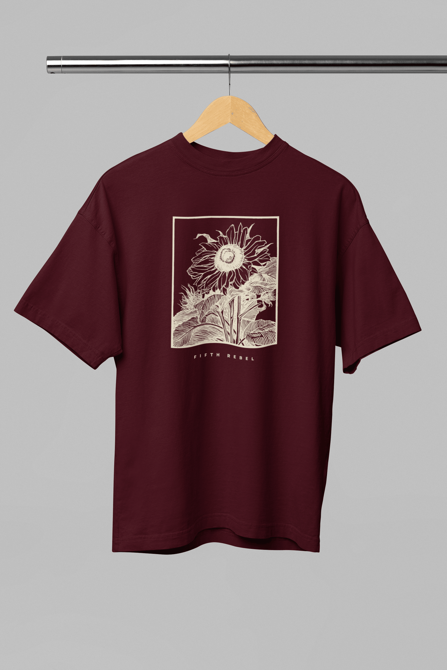 Chase the Sun – Sunflower Unisex Oversized Tee - Fifth Rebel