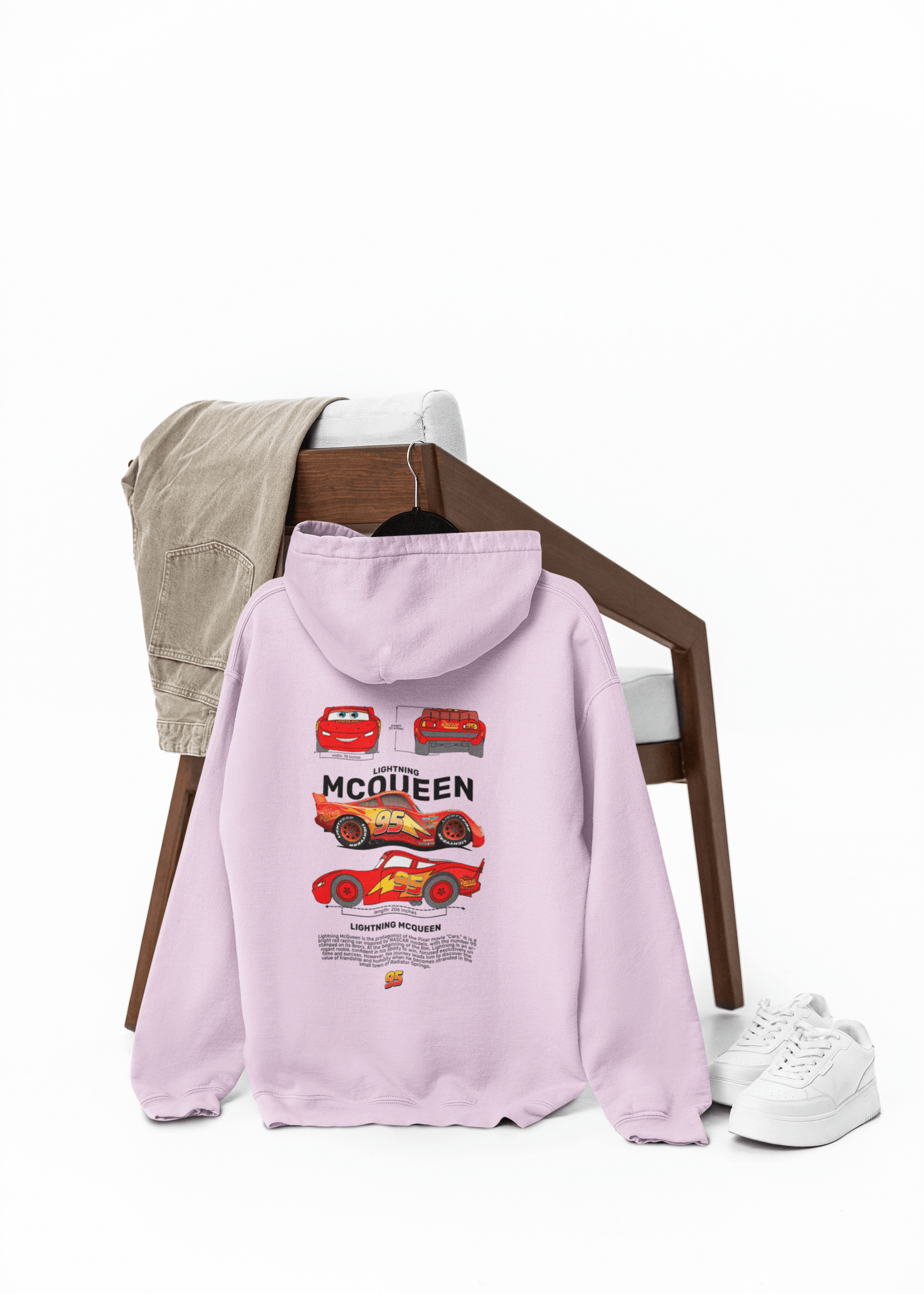 Race-Ready Look – Lightning McQueen Unisex Hoodie - Fifth Rebel