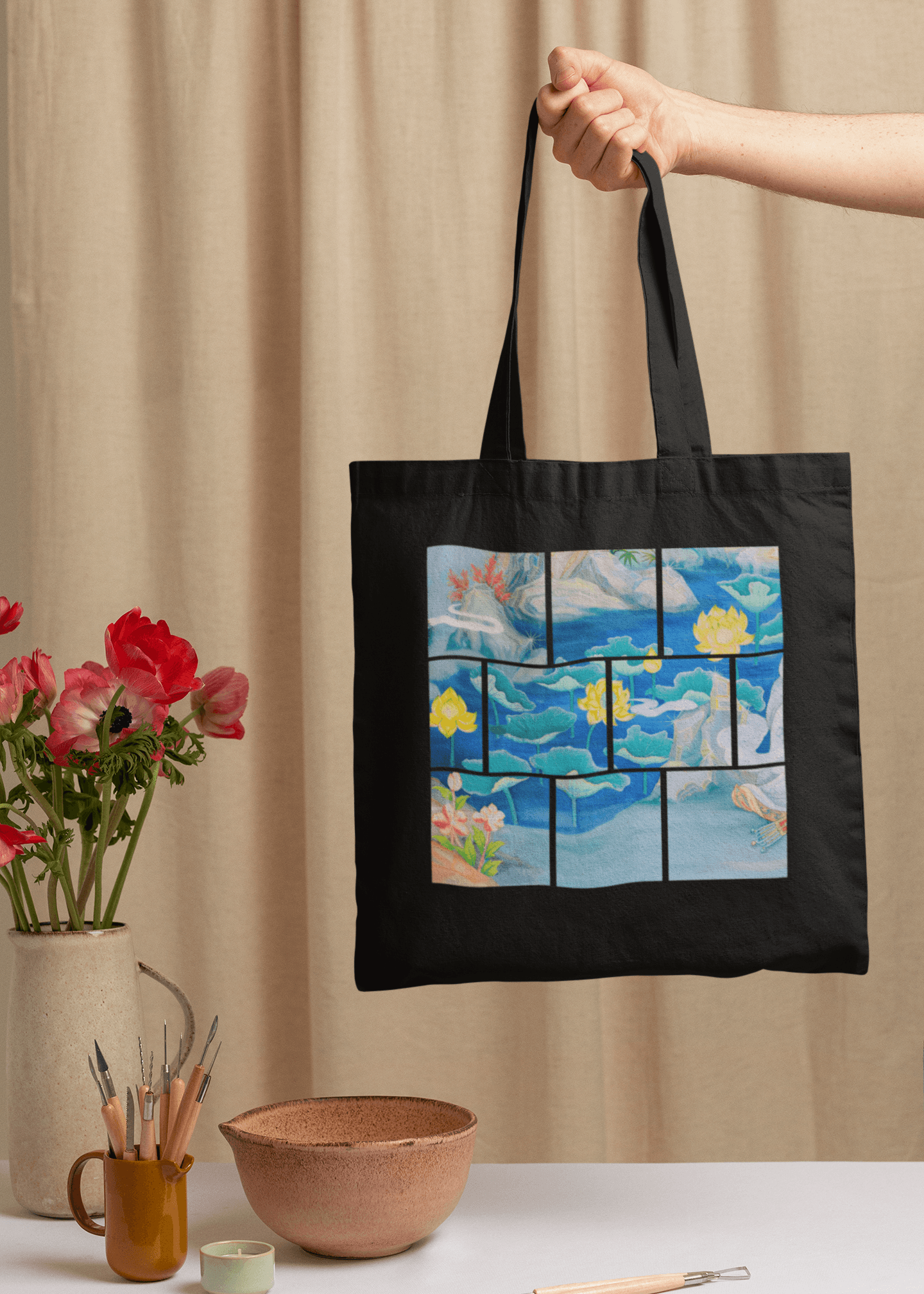 Mural Canvas Tote – Art on the Go! - Fifth Rebel