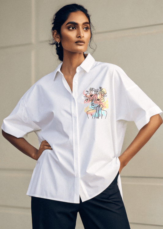 Artistic Oversized Shirt - Fifth Rebel